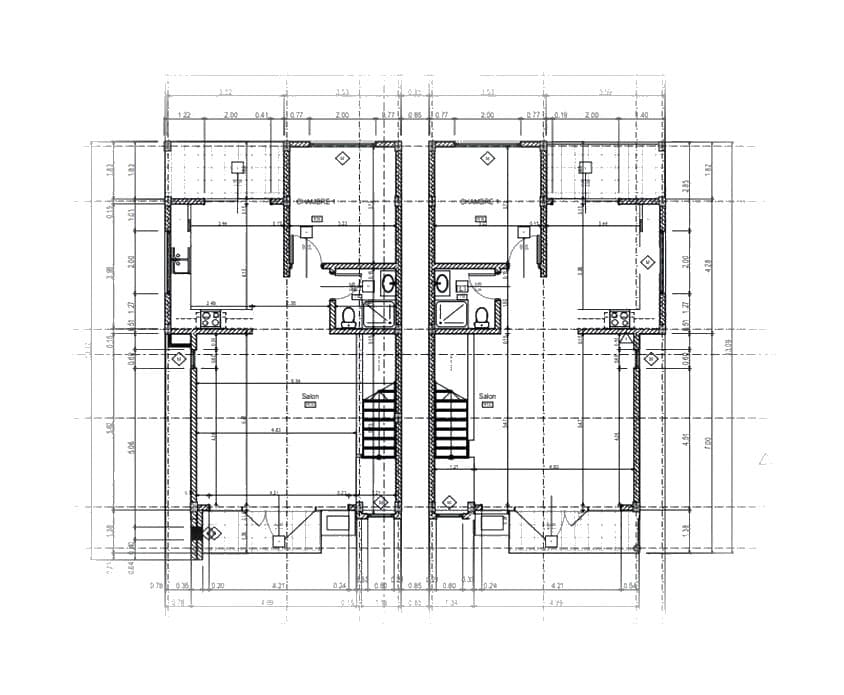 Red-Façade House — plan 1