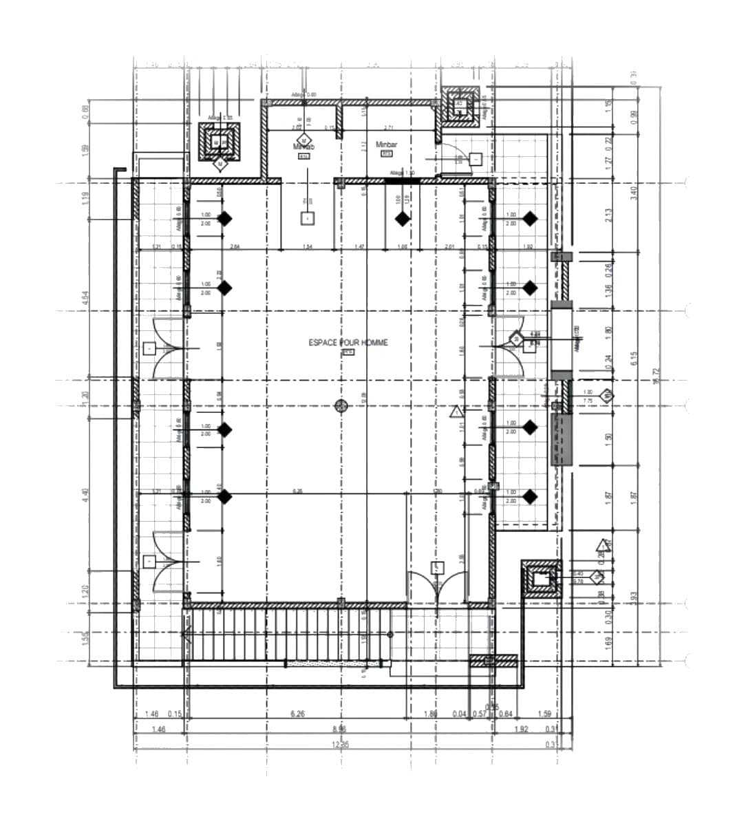 Kankan Mosque — plan 1