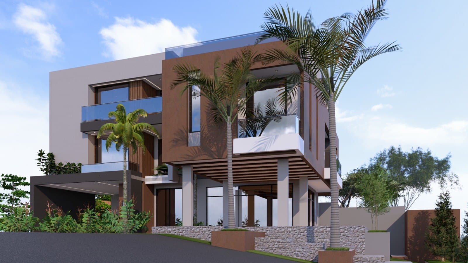 Timber and Terracotta Villa