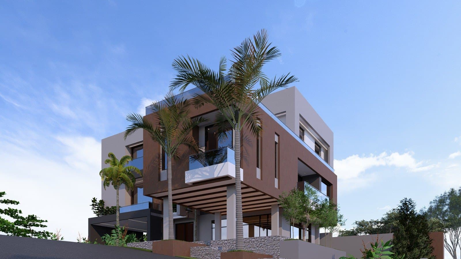 Timber and Terracotta Villa — view 1